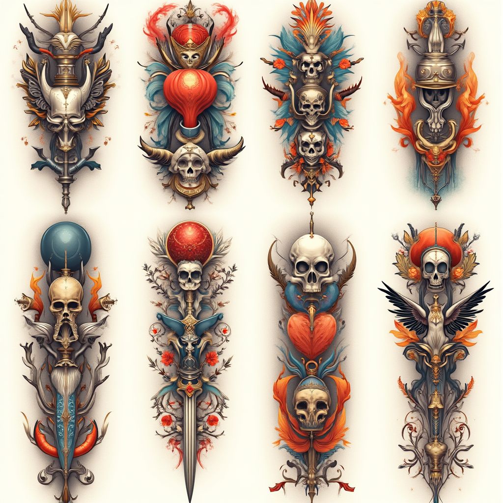 Catálogo de estilos de tatuajes